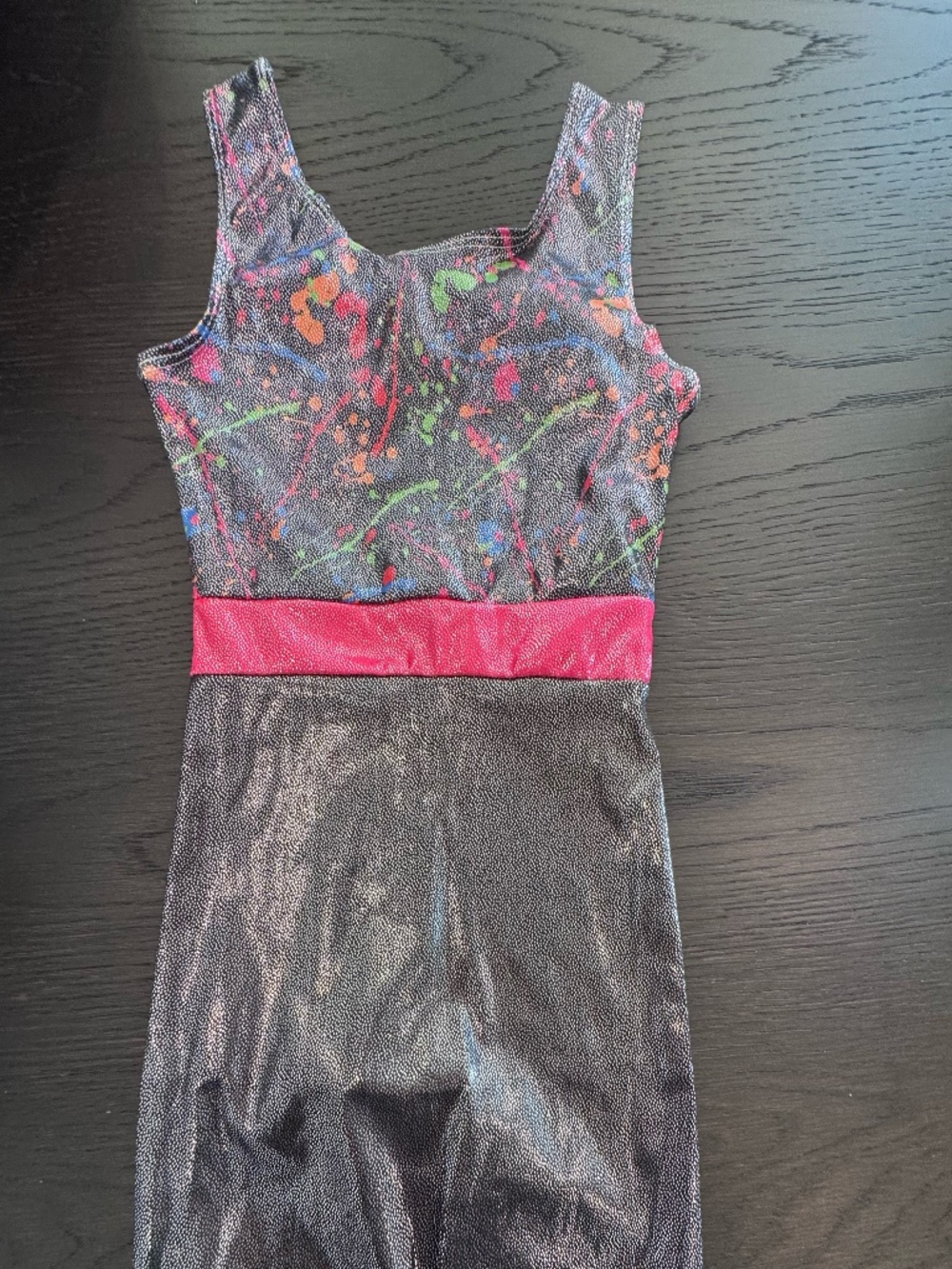 Girls One Piece Leotard with Shorts
